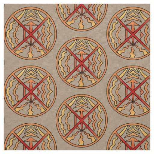 Native Art Fabric Earth Air Fire Water Fabrics