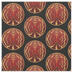 Native Art Fabric Earth Air Fire Water Fabrics