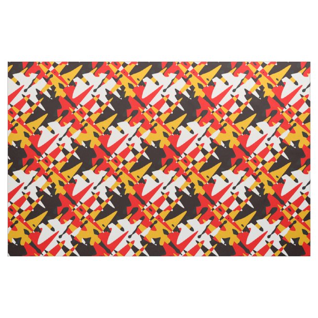 Native Art Fabric Four Nations Modern Art Fabric (Fat Quarter)