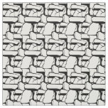 Native Art Fabric Haida Vancouver Inukshuk Fabric