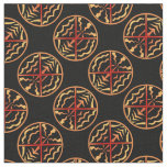Native Art Fabric Tribal Spiritual Elements Fabric