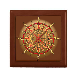 Native Art Gift Box Custom Spiritual Jewelry Box