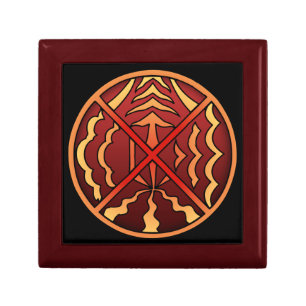 Native Art Gift Box Custom Spiritual Jewelry Box