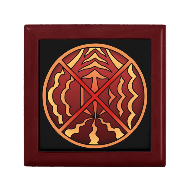 Native Art Gift Box Custom Spiritual Jewelry Box (Front)