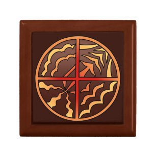 Native Art Gift Box Custom Spiritual Jewelry Box