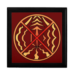 Native Art Gift Box Custom Spiritual Jewelry Box