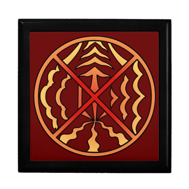 Native Art Gift Box Custom Spiritual Jewelry Box (Front)