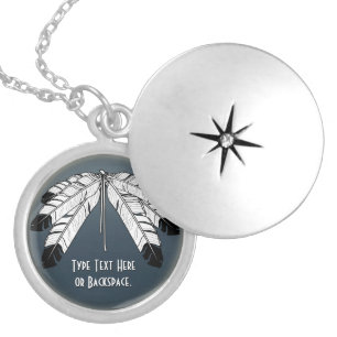 Native Art Necklace Personalized Locket Necklace