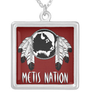 Native Art Necklace Personalized Metis Necklace