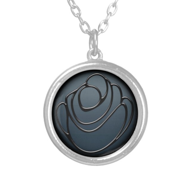 Native Art Necklace Tribal Hugs Romantic Jewelry (Front)