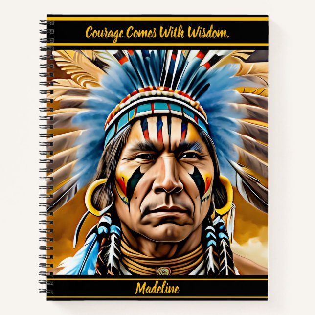 Native Art Planner: Bold Patterns Notebook (Front)
