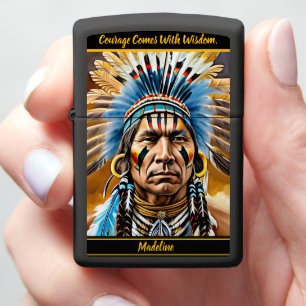 Native Art Planner: Bold Patterns Zippo Lighter