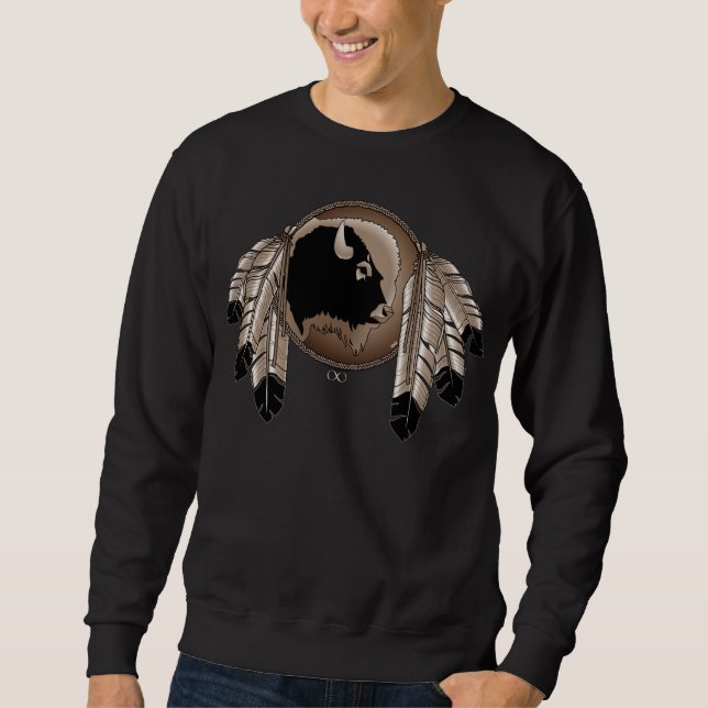 Native Art  Sweatshirt Tribal Spirit Animal Shirts (Front)