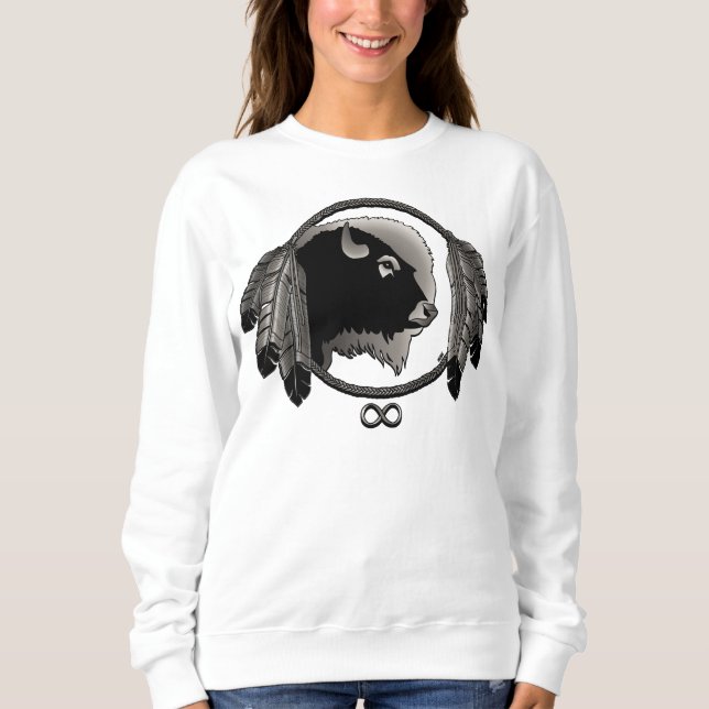 Native Art  Sweatshirt Tribal Spirit Animal Shirts (Front)