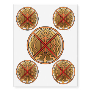 Native Art Temporary Tattoo Elements Skin Art