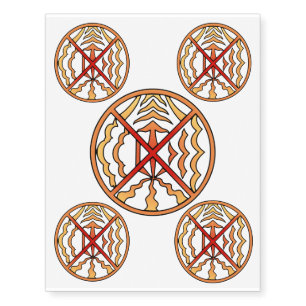 Native Art Temporary Tattoo Elements Skin Art