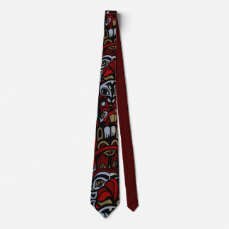 Native Art Ties First Nations Totem Neckties