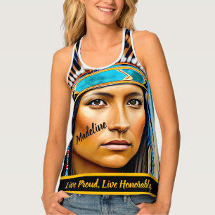 Native Art Tribal Elegance Tank Top