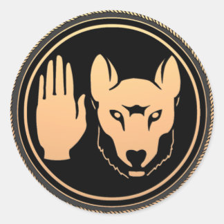 Native Art Wolf Stickers Metis Rebellion Stickers