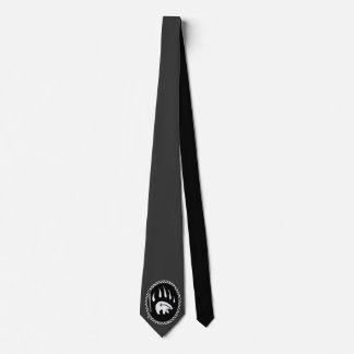 Native Bear Art Ties Tribal Bear Claw Necktie