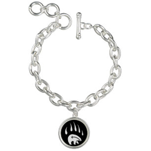 Native Bear Bracelet Tribal Wildlife Art Jewelry