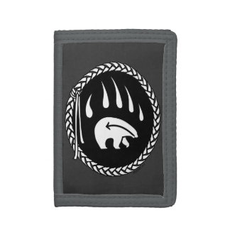 Native Bear Wallet Tribal Bear Art Wallet Gifts