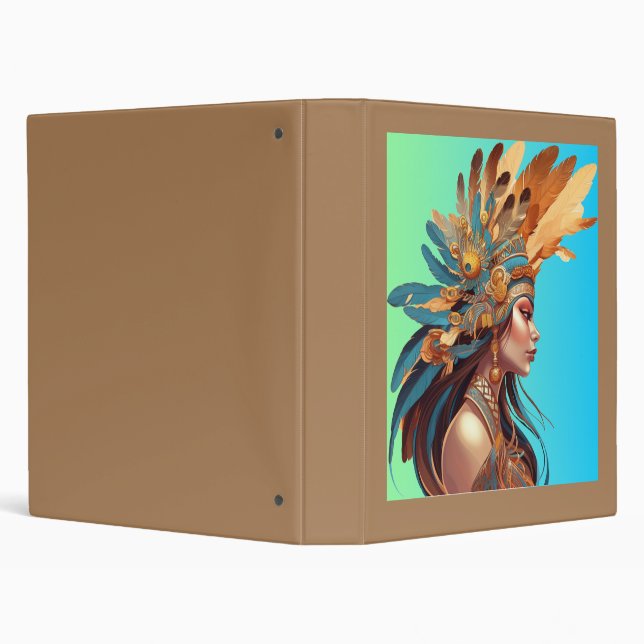 NATIVE BEAUTY #1 3 RING BINDER (Background)