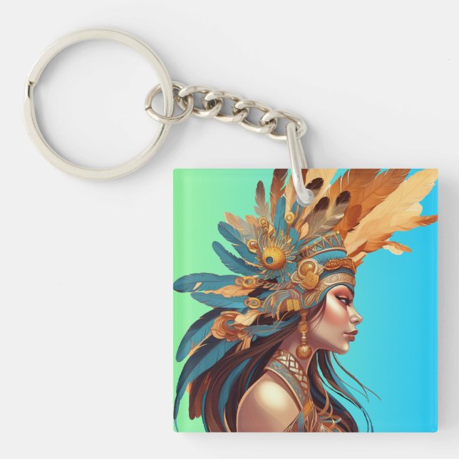 NATIVE BEAUTY #1 KEYCHAIN (Front)