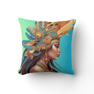 NATIVE BEAUTY #1 THROW PILLOW