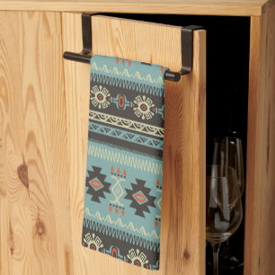 Native Blanket Pattern  Kitchen Towel