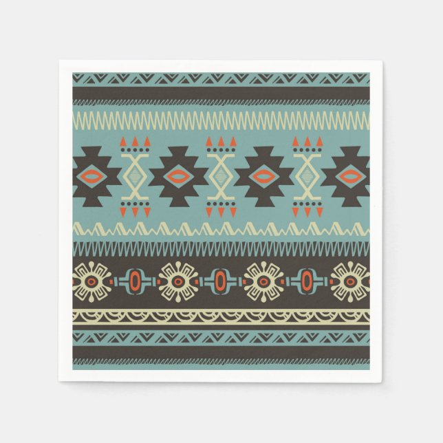 Native Blanket Pattern Napkins (Front)