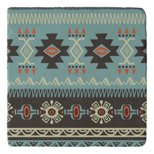 Native Blanket Pattern Trivet