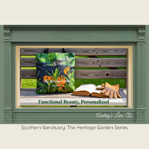 Native Butterfly Weed & Hummingbird Garden Tote Bag