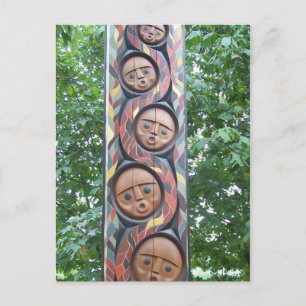 Native Carving Postcard