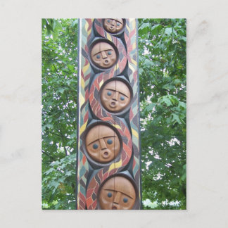 Native Carving Postcard