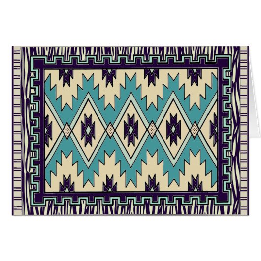 Native Chief Pattern Card (Front Horizontal)