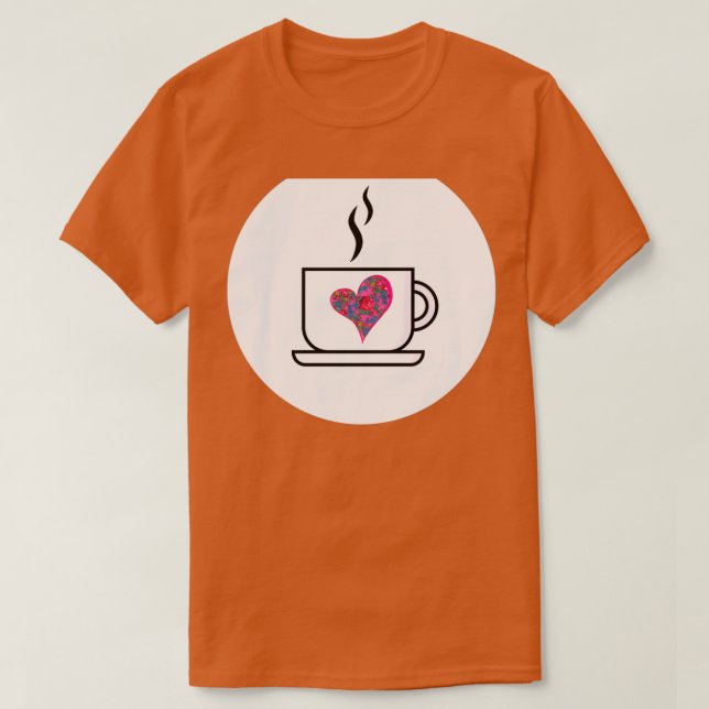 Native design coffee cup  T-Shirt (Design Front)