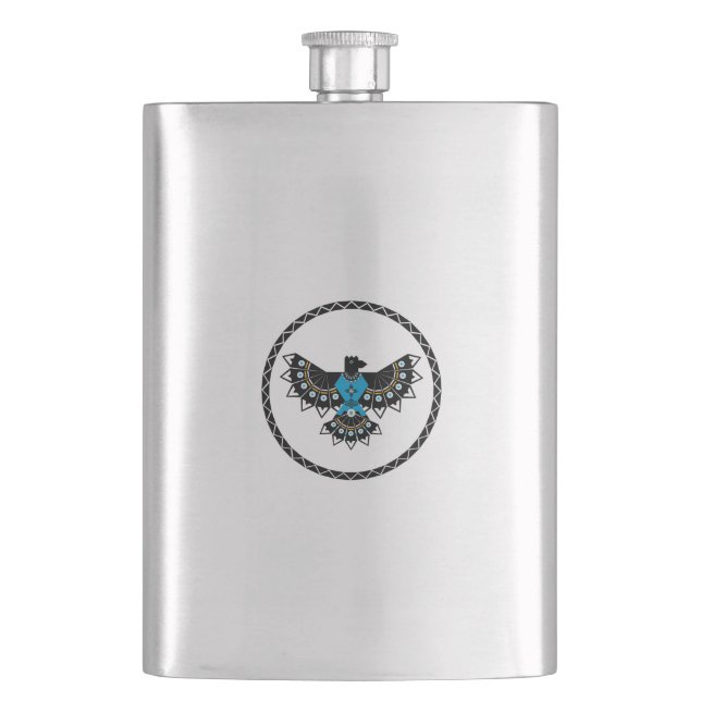 Native Eagle Flask (Front)