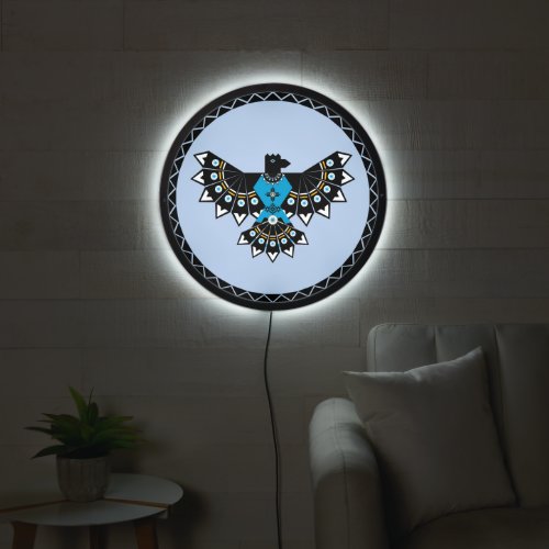 Native Eagle Illuminated Sign