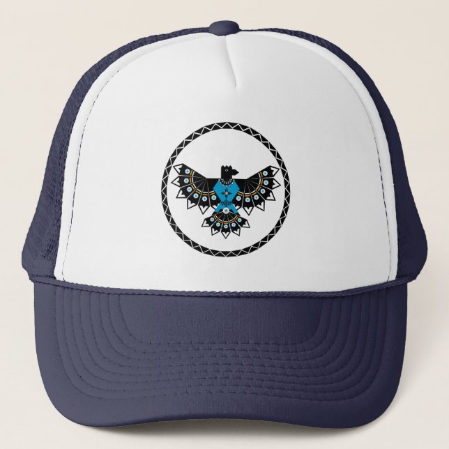 Native Eagle Trucker Hat (Front)