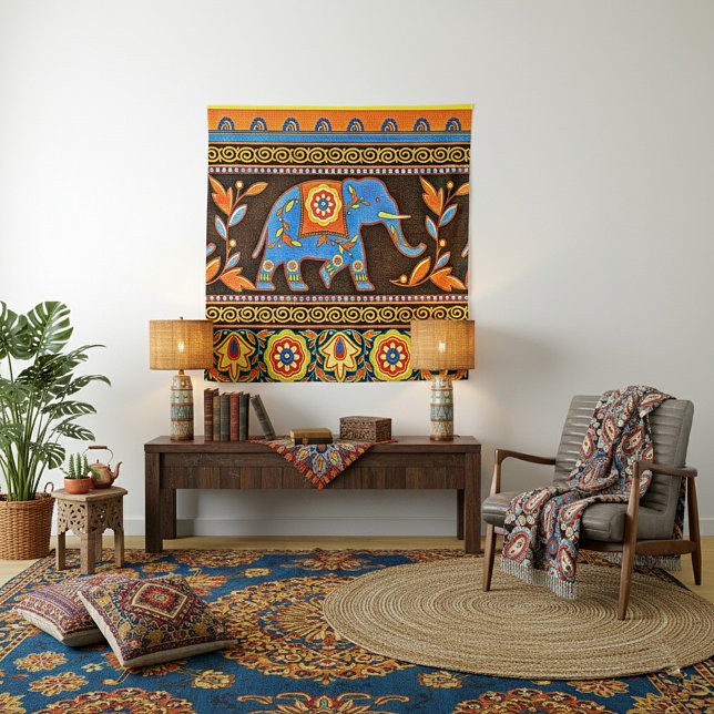 Native elephant tapestry (Creator Uploaded)