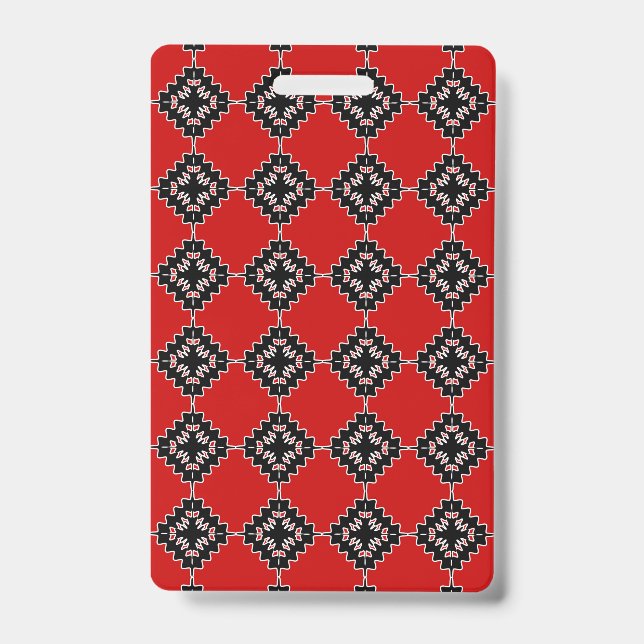 Native ethnic pattern badge (Front)