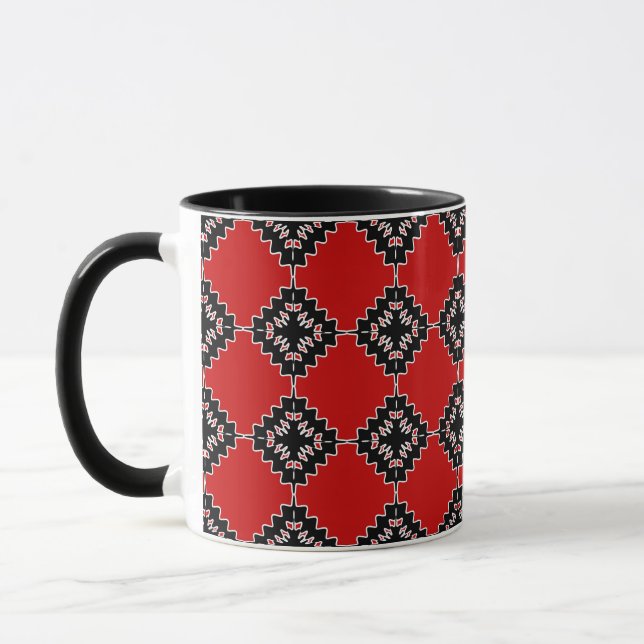 Native ethnic pattern mug (Left)
