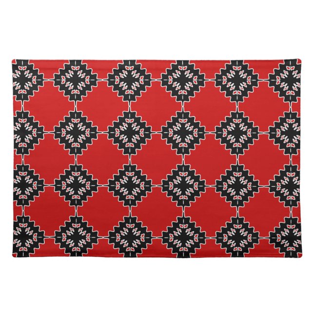 Native ethnic pattern placemat (Front)