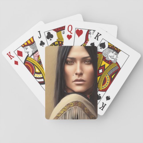 Native Eyes Poker Cards