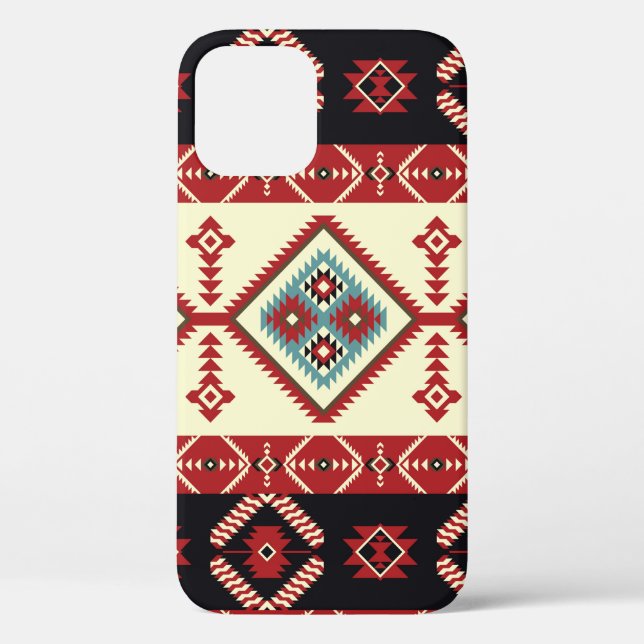 Native fabric. Geometric design kilim. Ethnic trib Case-Mate iPhone Case (Back)