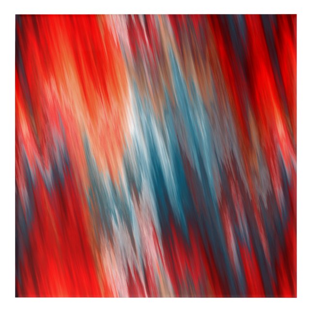 Native Fire Acrylic Print (Front)