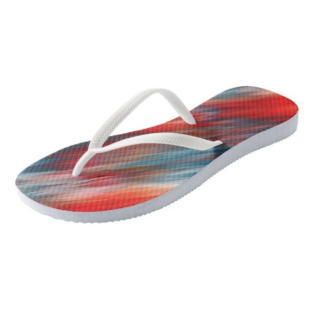 Native Fire Flip Flops (Angled)