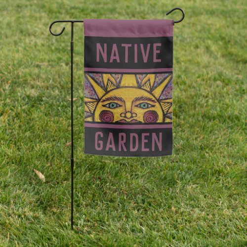 Native Garden Solstice  Garden Flag