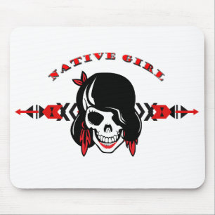 Native Girl Mouse Pad